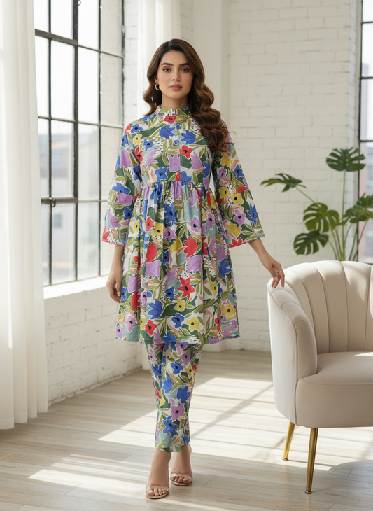 CRL021 Imported Summer Cotton 2 Piece