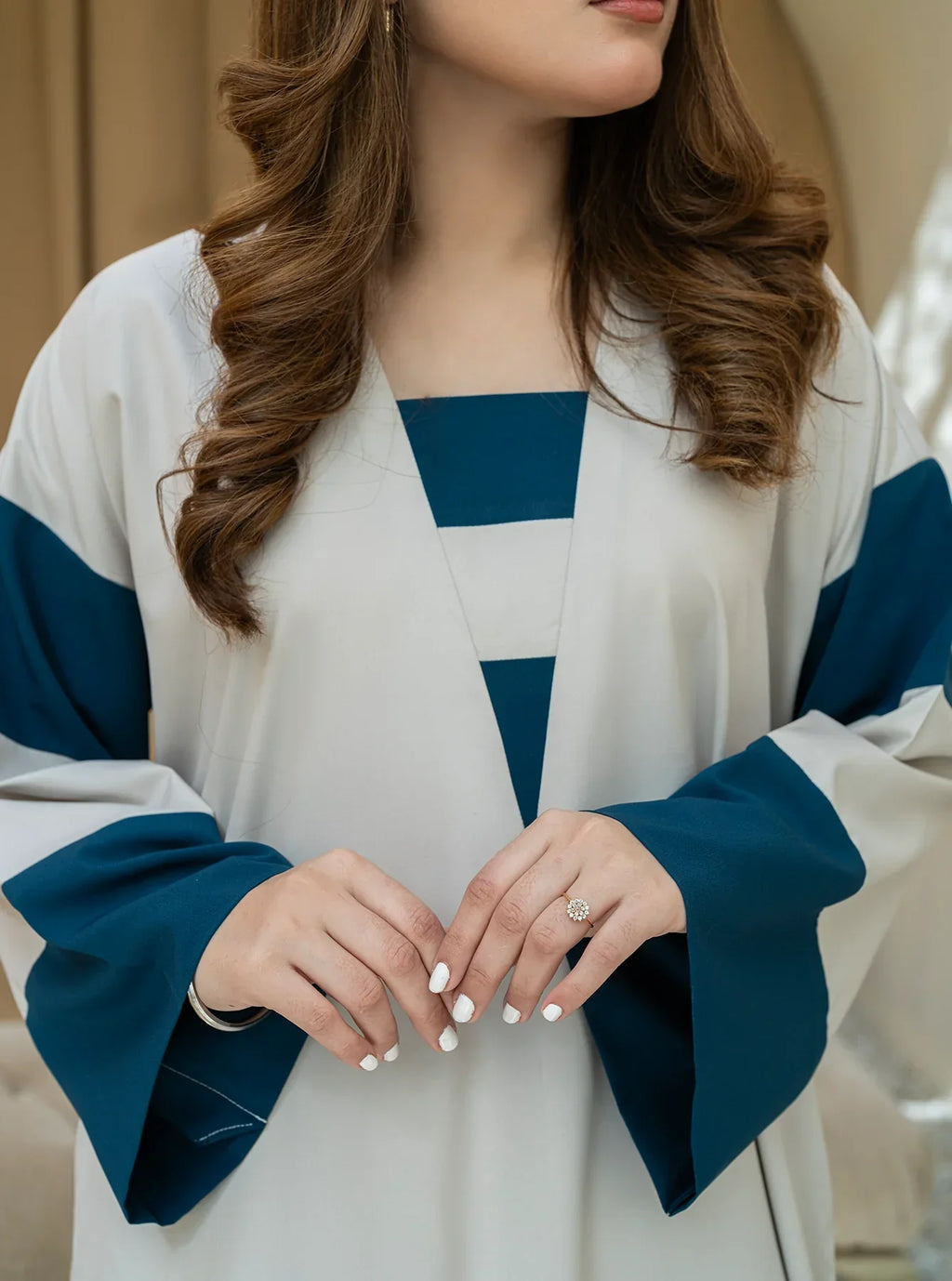 Stitched Femme Kaftan Set GUL018