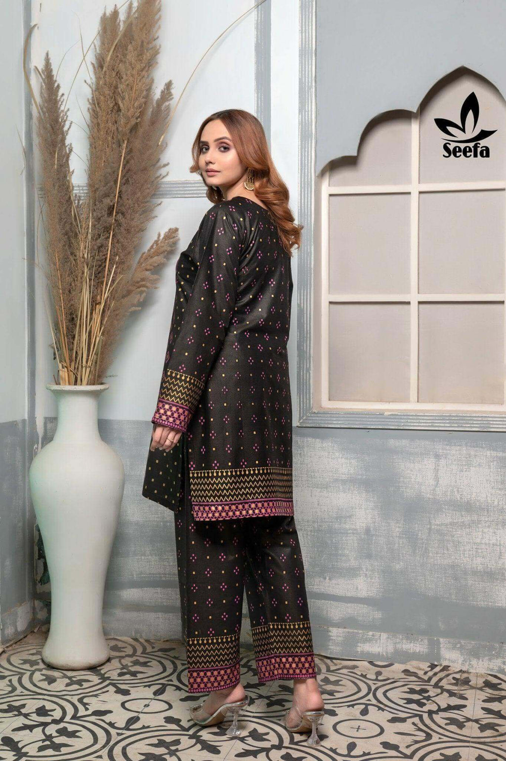 2 Piece Lawn Suit-LDT301 - Seefa.pk