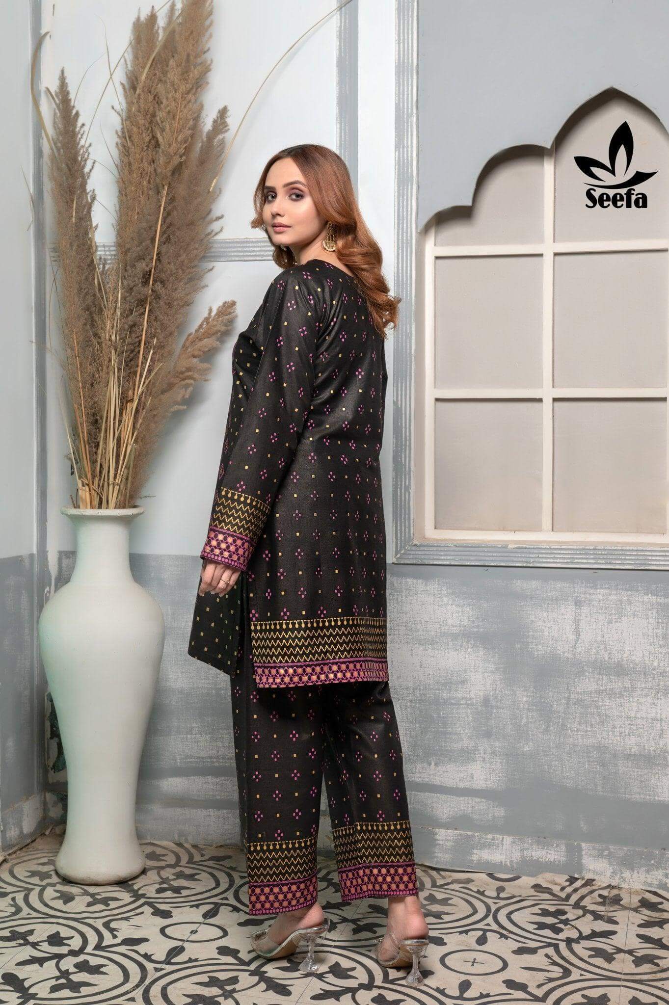 2 Piece Lawn Suit-LDT301 - Seefa.pk