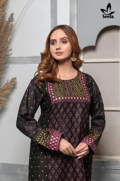 2 Piece Lawn Suit-LDT301 - Seefa.pk