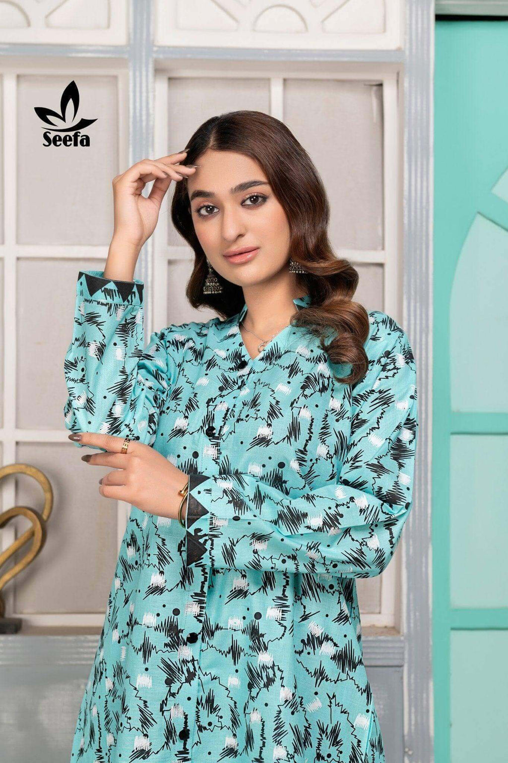 2 Piece Lawn Suit-LDT304 - Seefa.pk
