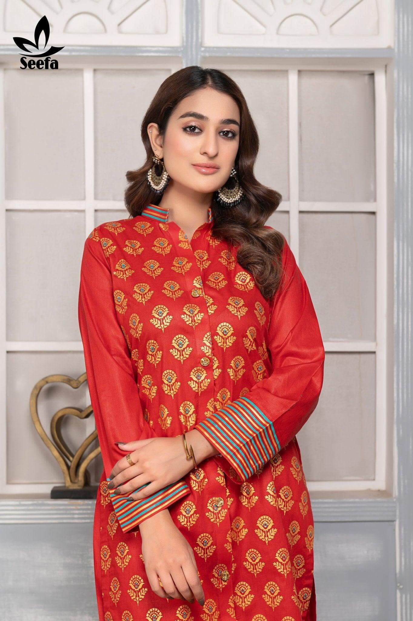 2 Piece Lawn Suit-LDT308 - Seefa.pk