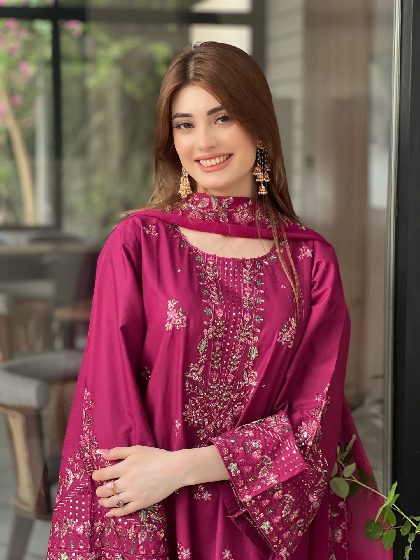 EMB005 Omavi Embroidered Dress 3 Piece