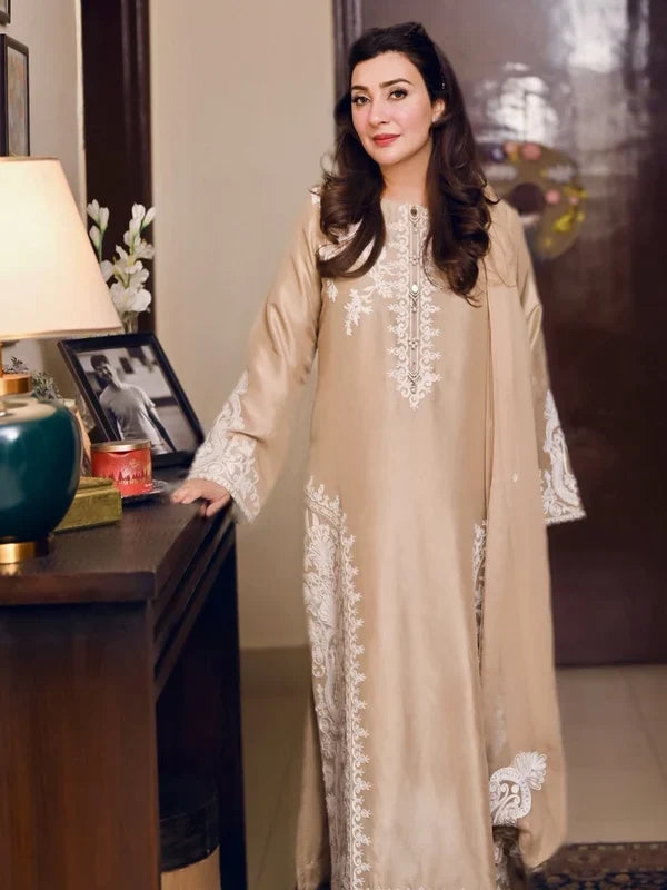 EMB009 Vintage Embroidered 3-Piece Suit