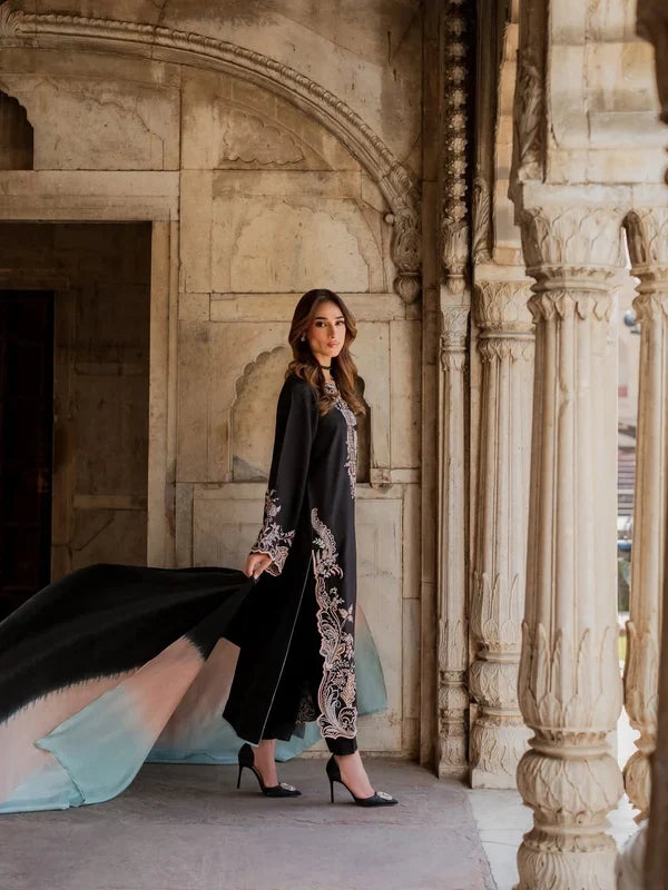 EMB011 Bismal Embroidered 3-Piece Suit