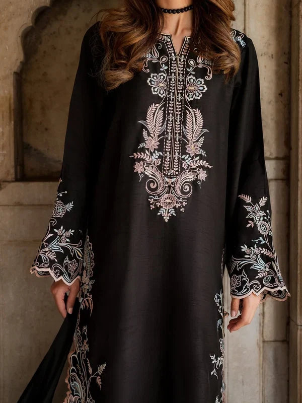 EMB011 Bismal Embroidered 3-Piece Suit