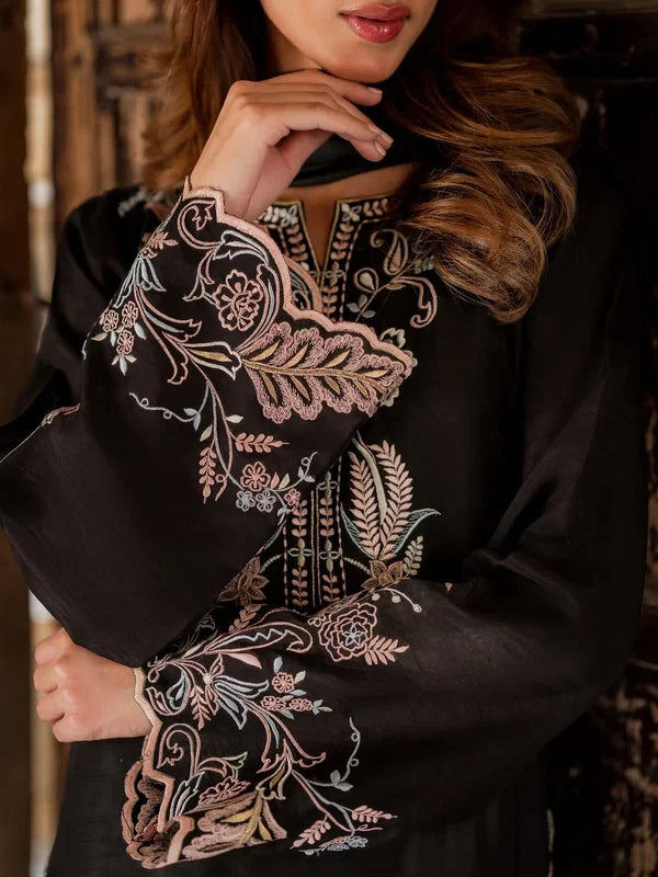 EMB011 Bismal Embroidered 3-Piece Suit