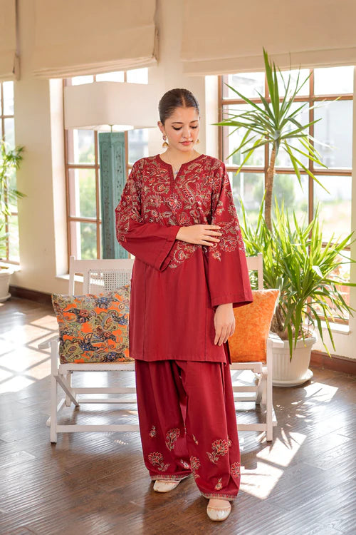 Seefa Khaddar Farshi Shalwar Suit JLV120