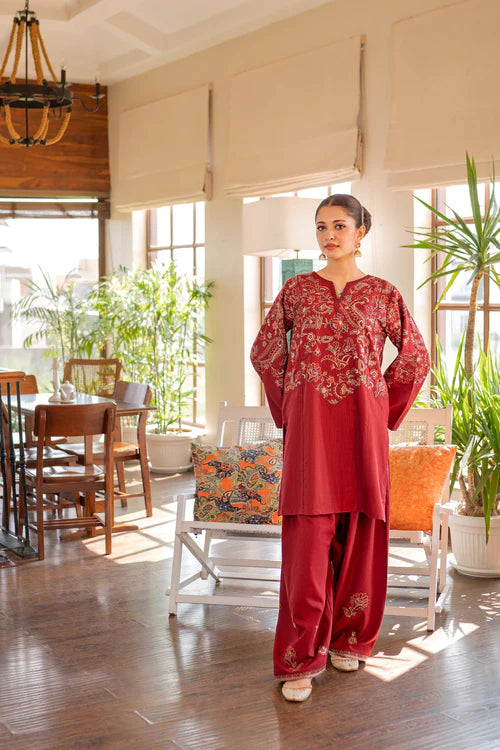 Seefa Khaddar Farshi Shalwar Suit JLV120