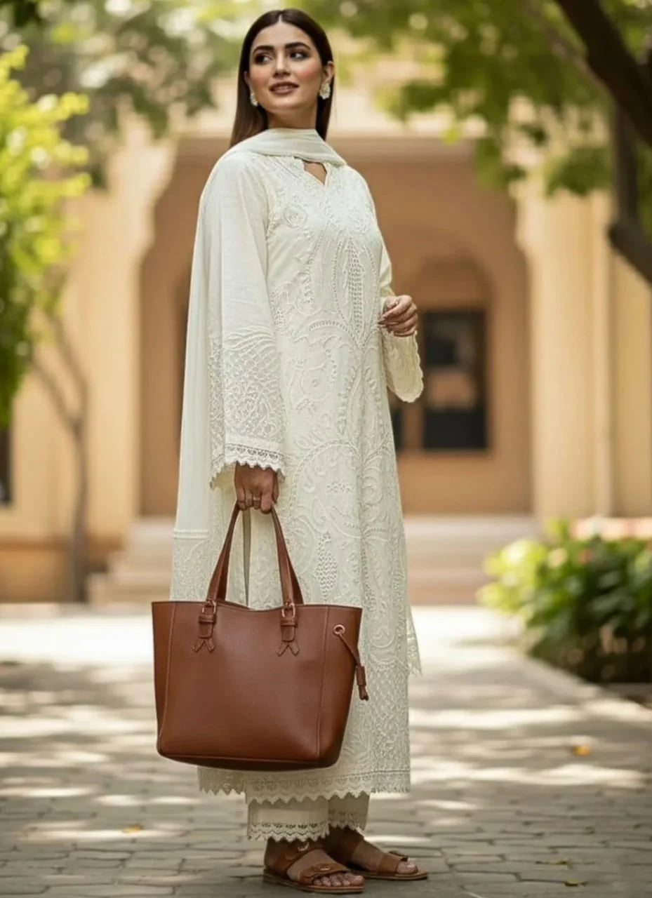EMB012 Hoor Embroidered 3-Piece Suit