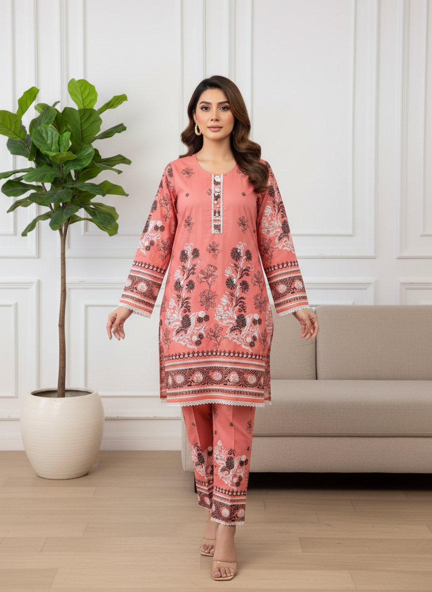 LST477  Soft Linen 2piece
