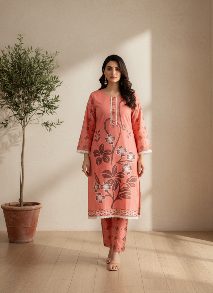 LST465  Soft Linen 2piece