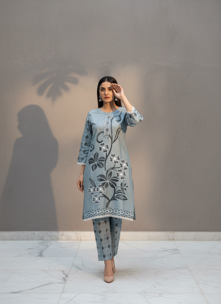 LST464  Soft Linen 2piece