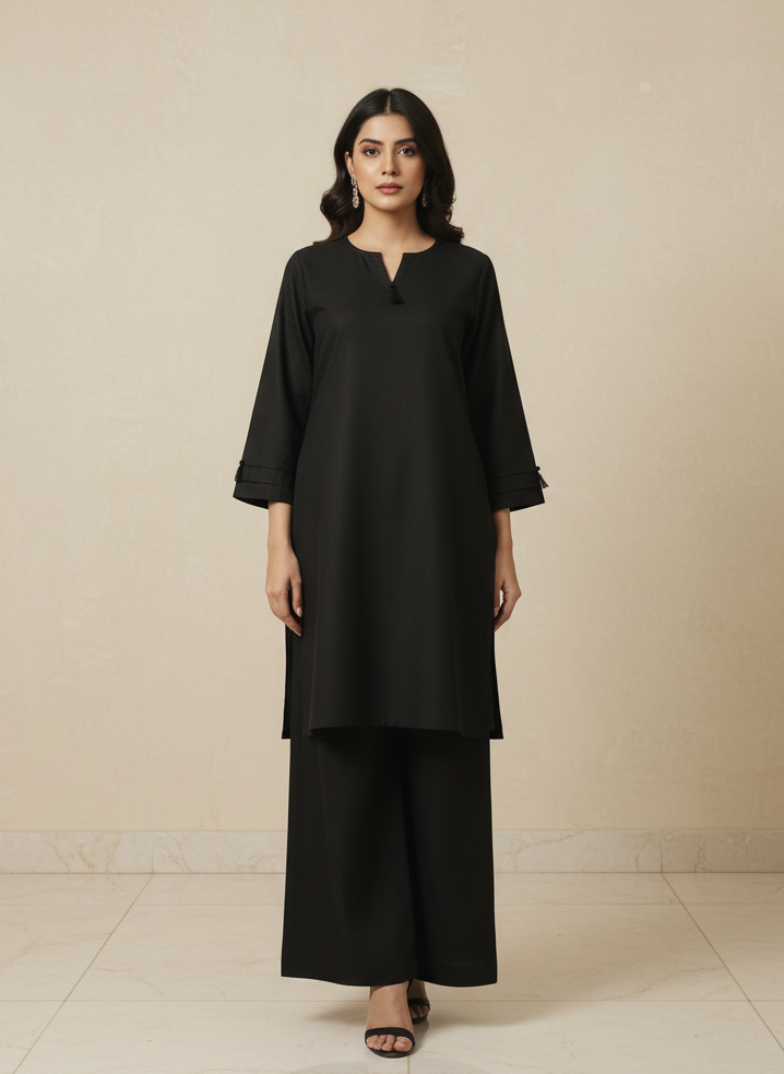 WJC017 Jacquard Khaddar 2 Peice