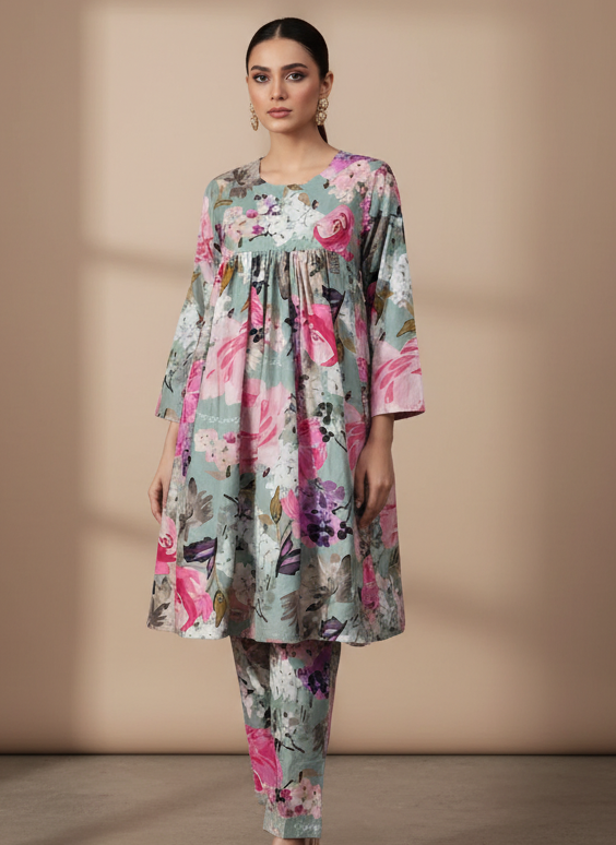 CLF070 Imported Summer Cotton 2 Piece