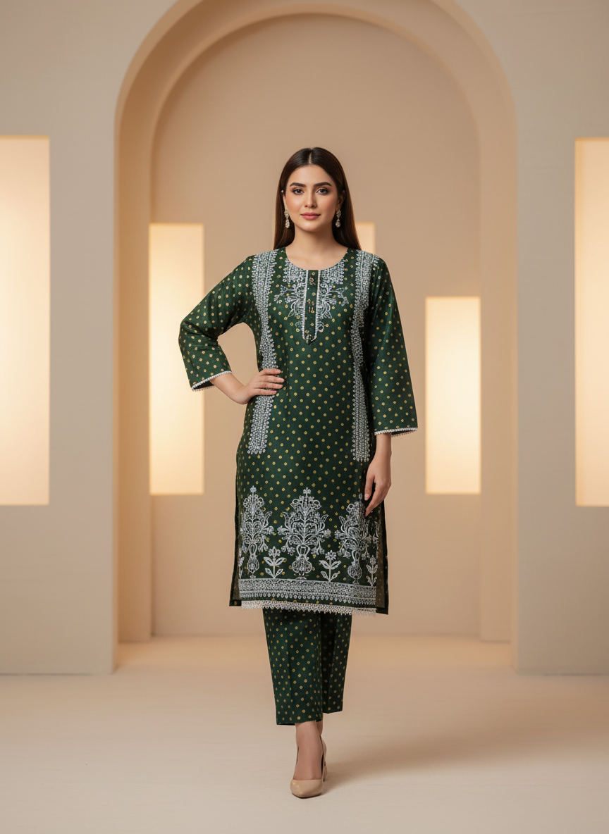 LST422 Soft Linen 2piece