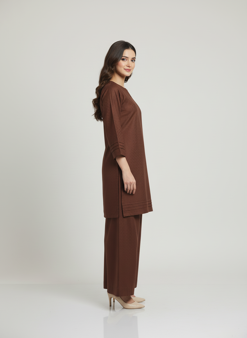 WJC016 Jacquard Khaddar 2 Piece