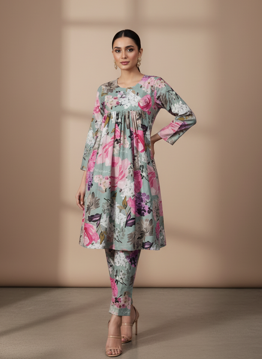 CLF070 Imported Summer Cotton 2 Piece