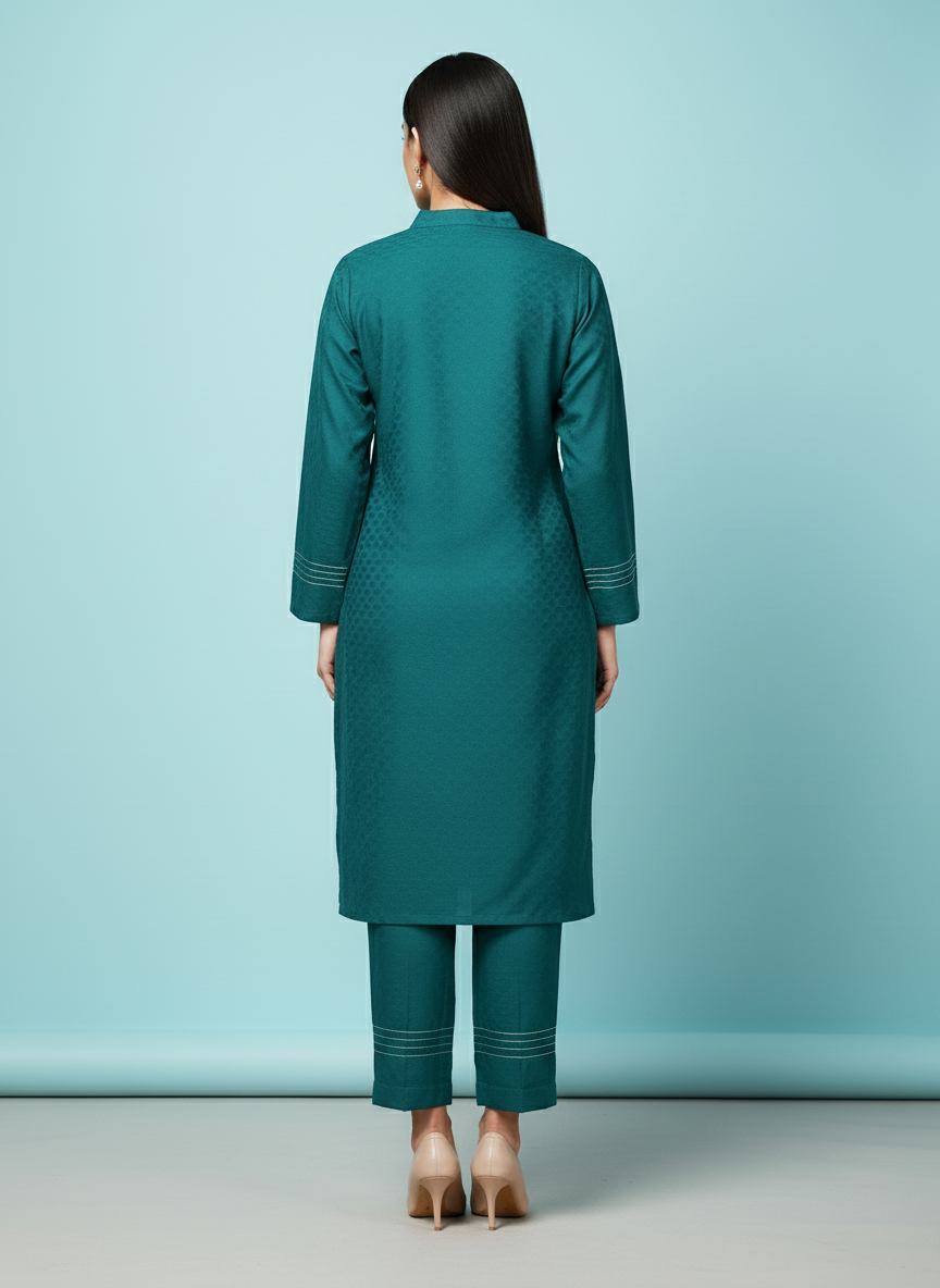 WJC020 Jacquard Khaddar 2 Piece