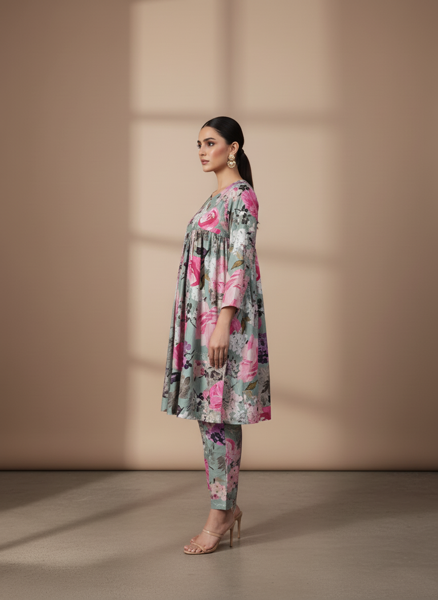 CLF070 Imported Summer Cotton 2 Piece