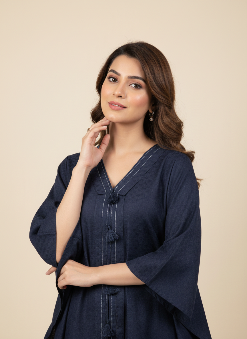 WJC022 Jacquard Khaddar 2 Piece