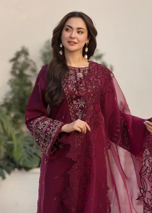 Seefa Maroon Charm Kurta Set JLV117