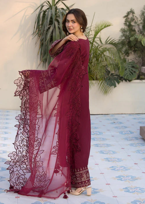 Seefa Maroon Charm Kurta Set JLV117