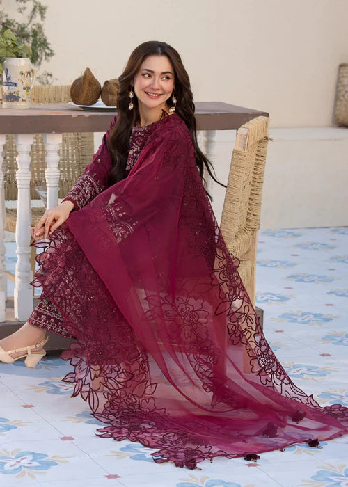 Seefa Maroon Charm Kurta Set JLV117