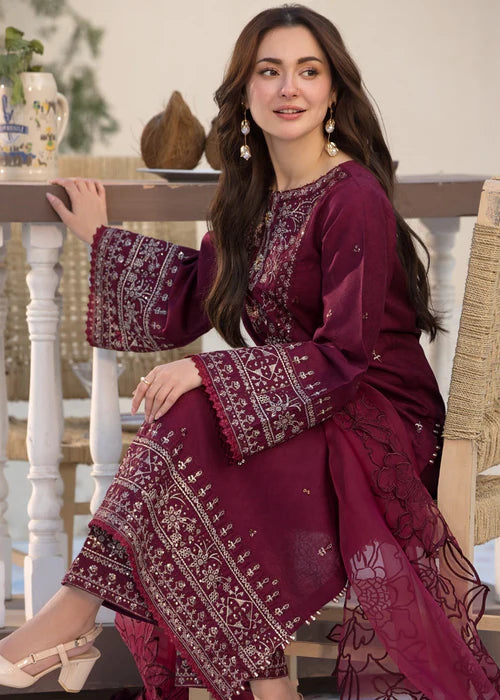 Seefa Maroon Charm Kurta Set JLV117