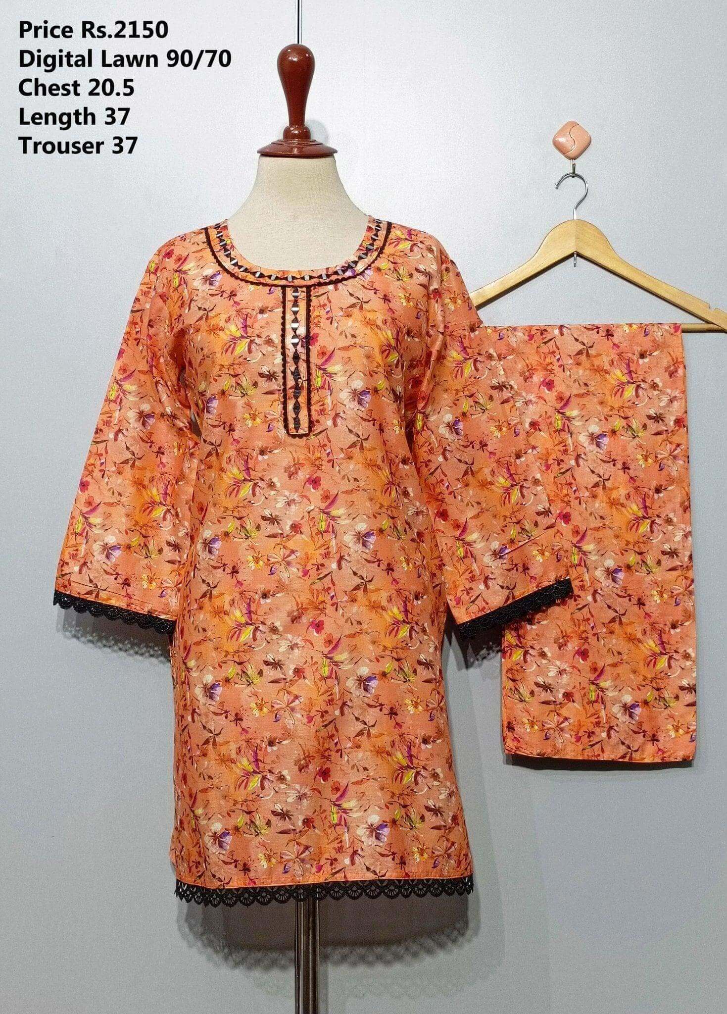 Digital Lawn 2 Piece #KRT231 - Seefa.pk