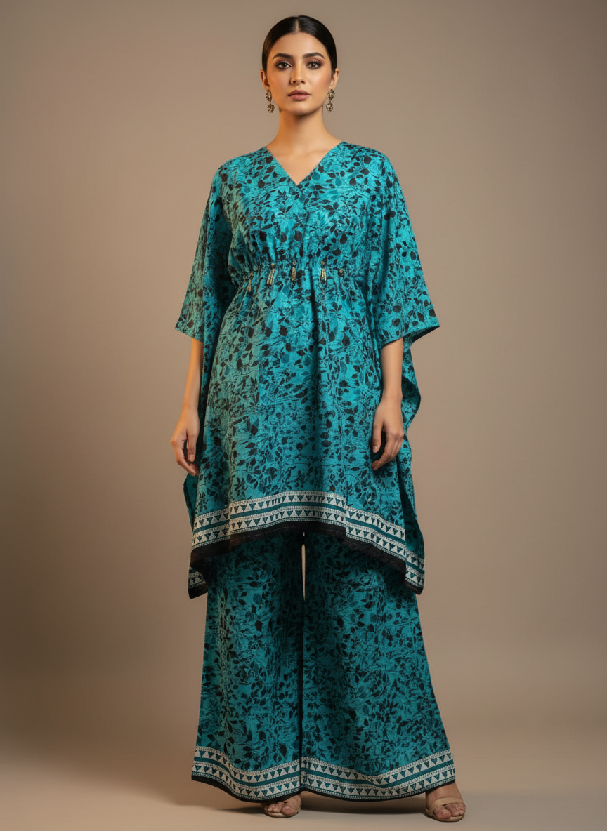 PCK055 Polo Cotton Kaftan Set