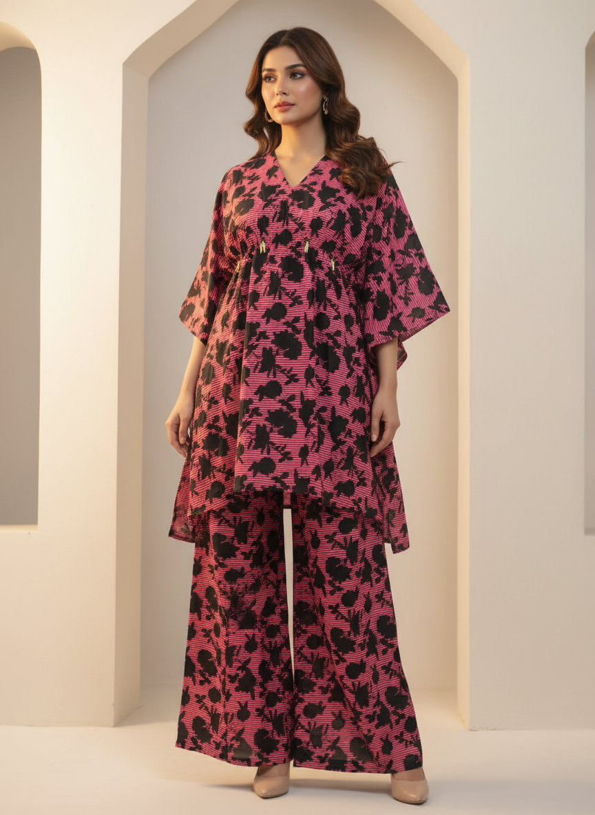 PCK053 Polo Cotton Kaftan Set