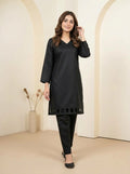 GUL039 Aira - Black Linen 2-Piece Set