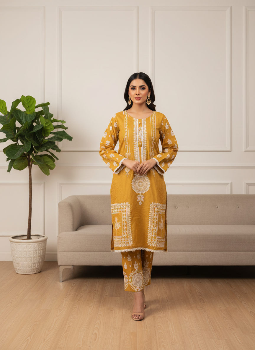 LST475  Soft Linen 2piece