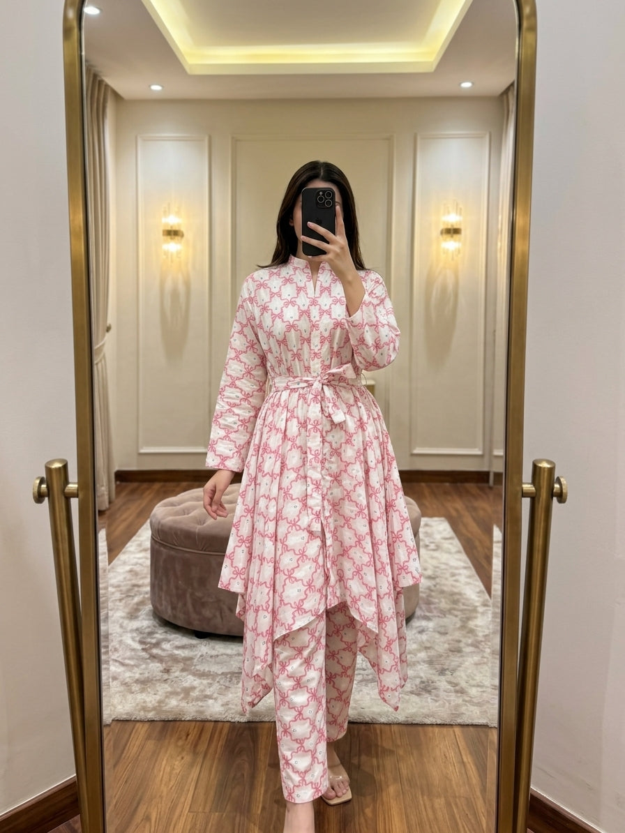CRD023 Asymmetrical Co-Ord Set - 2 Piece