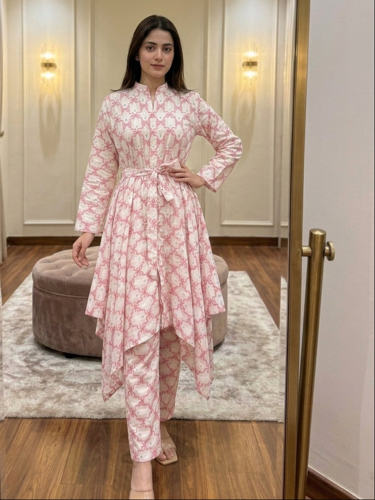 CRD023 Asymmetrical Co-Ord Set - 2 Piece