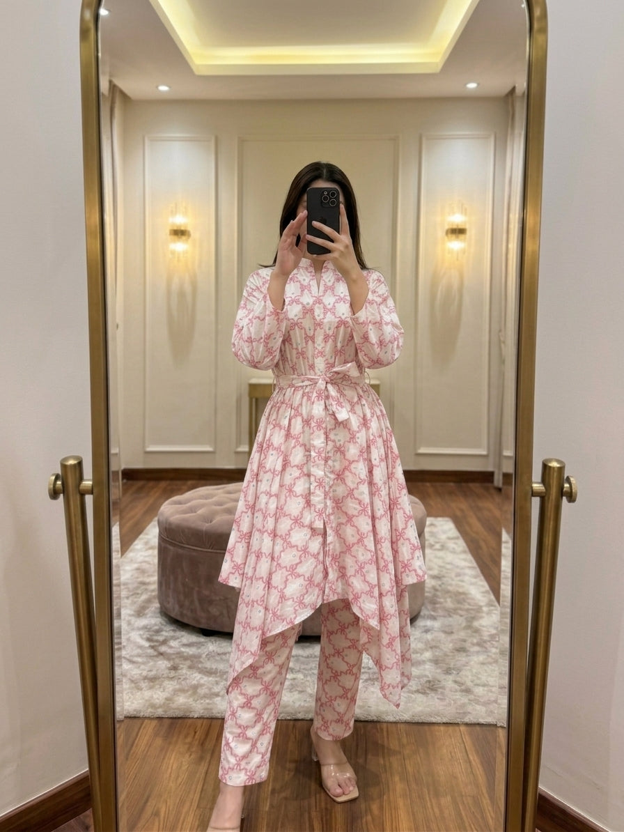 CRD023 Asymmetrical Co-Ord Set - 2 Piece