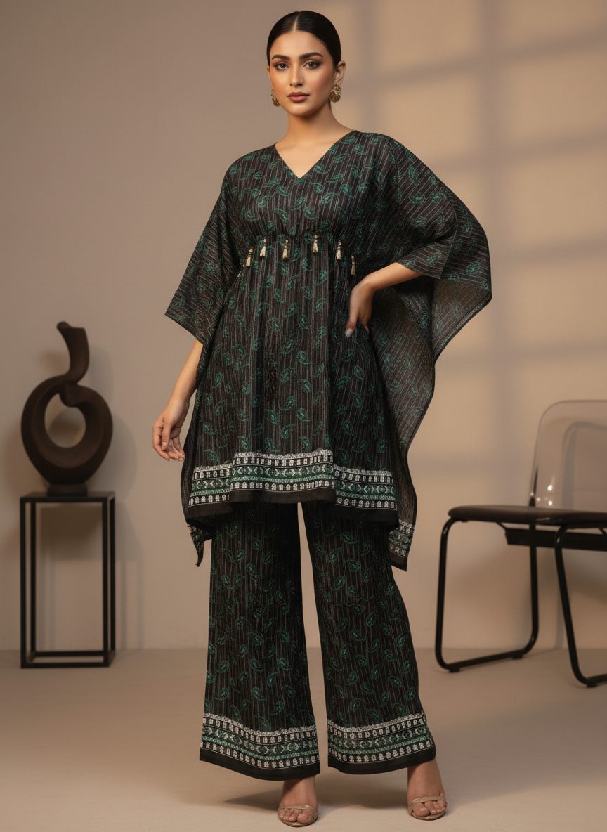 PCK054 Polo Cotton Kaftan Set