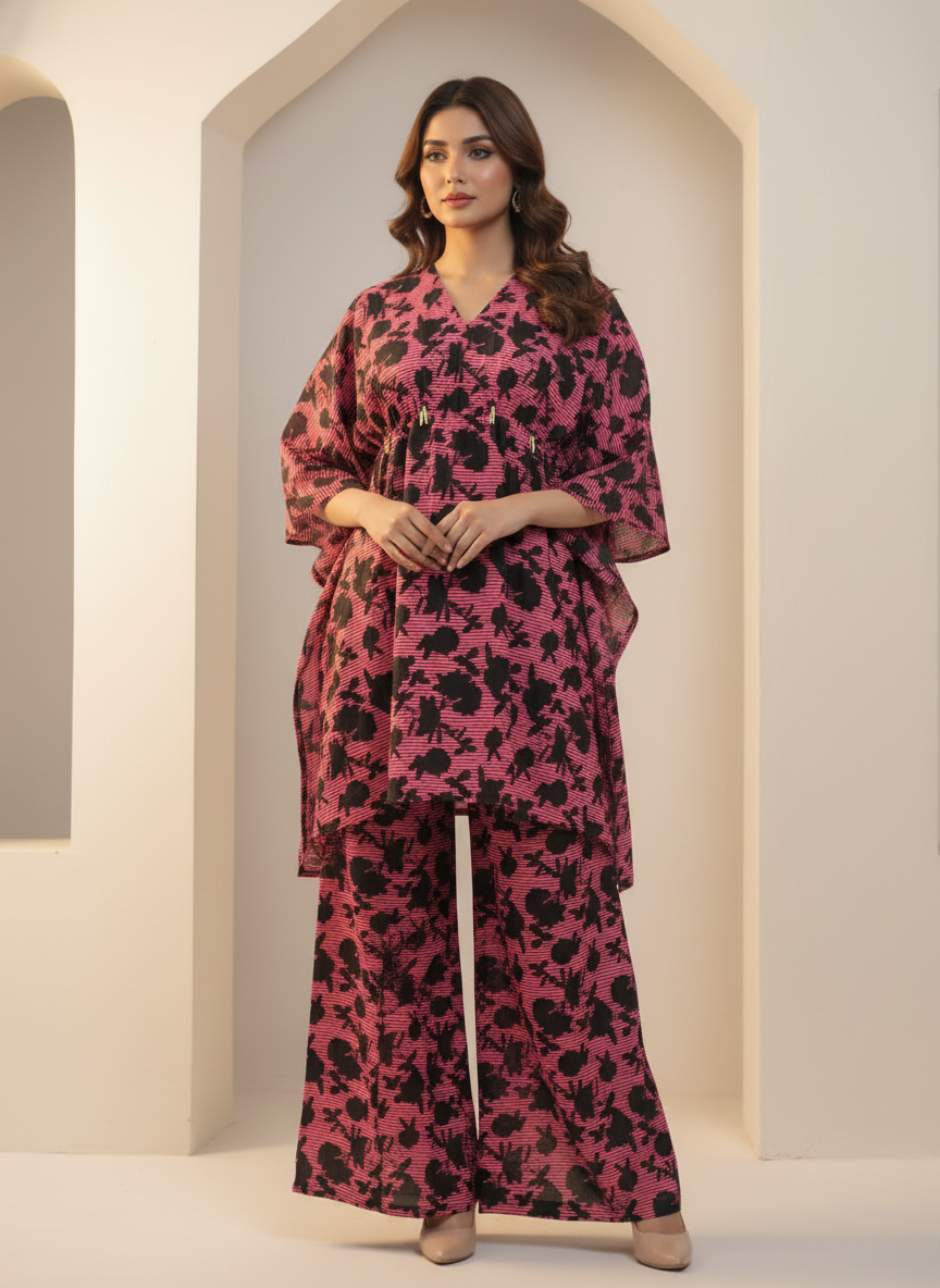 PCK053 Polo Cotton Kaftan Set