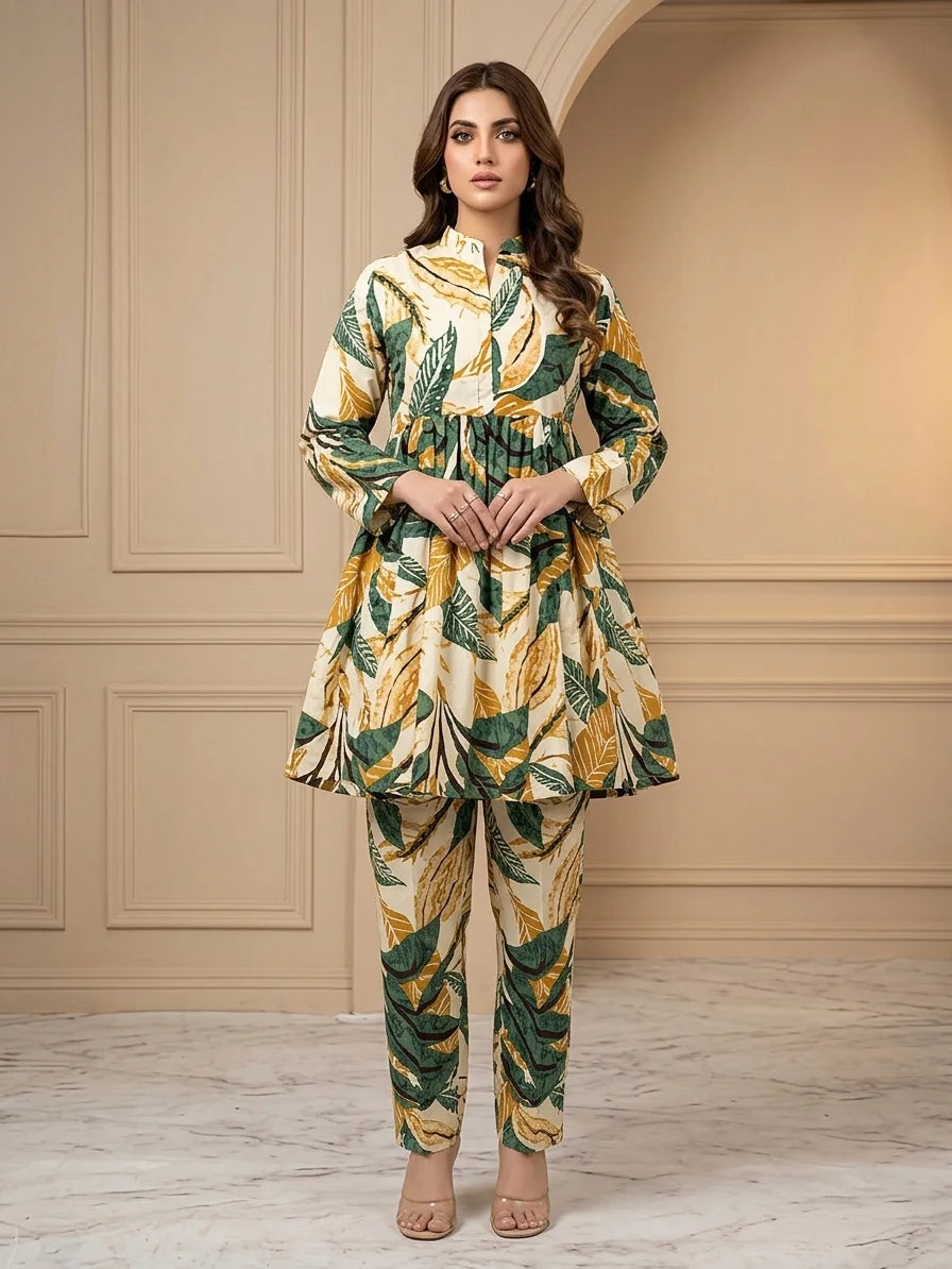 CLF075 Imported Summer Cotton 2 Piece