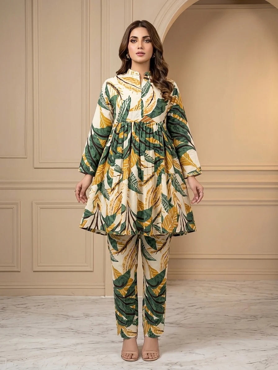 CLF075 Imported Summer Cotton 2 Piece