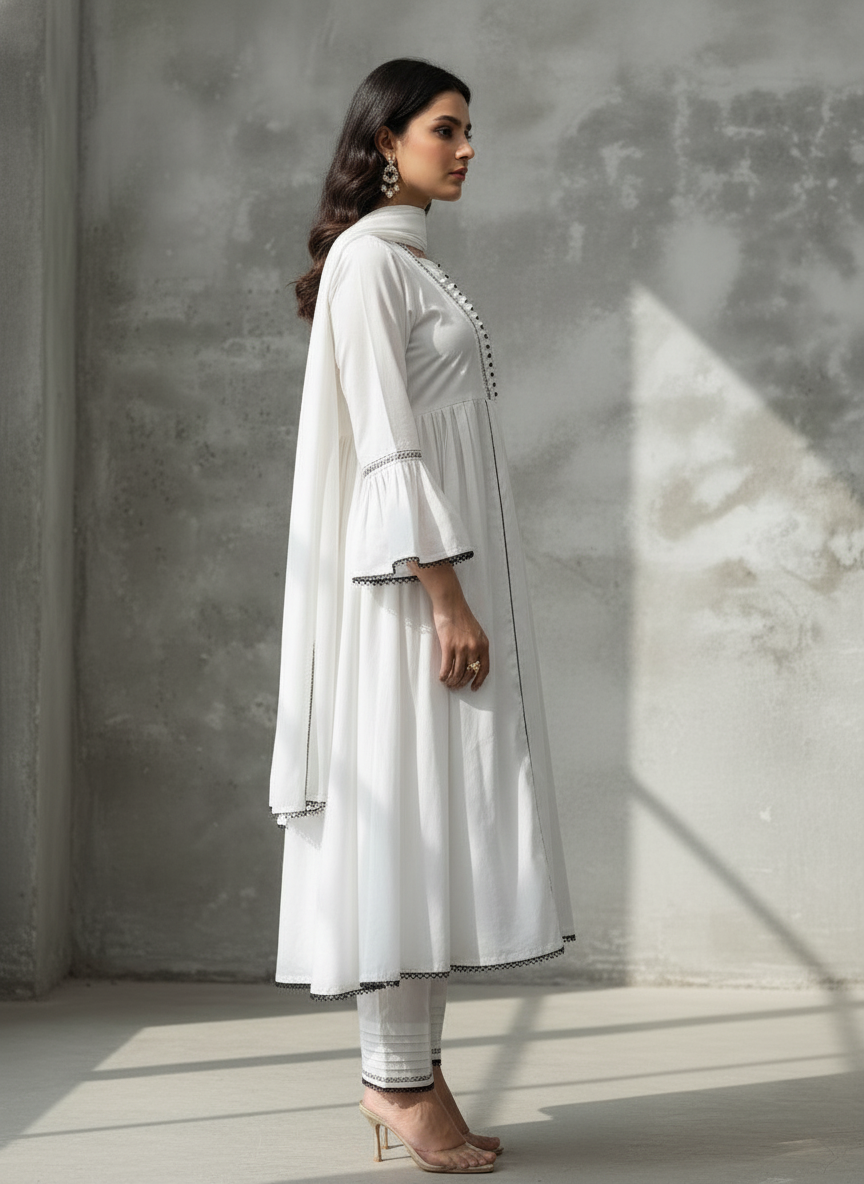 EBG013 Cotton 3 Piece Stitched