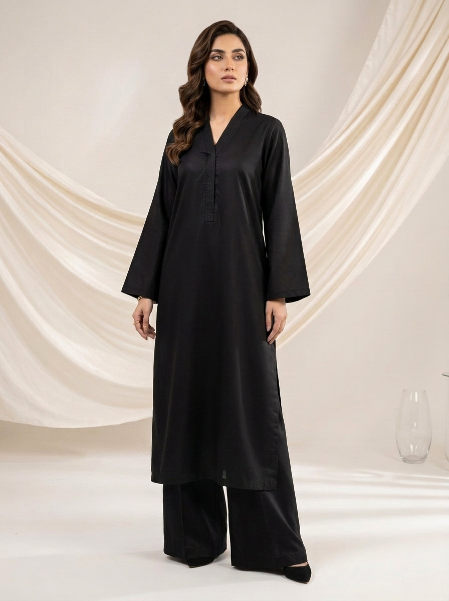 GUL035 Solid Long Kurta Set
