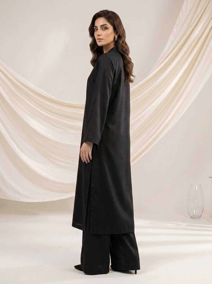 GUL035 Solid Long Kurta Set