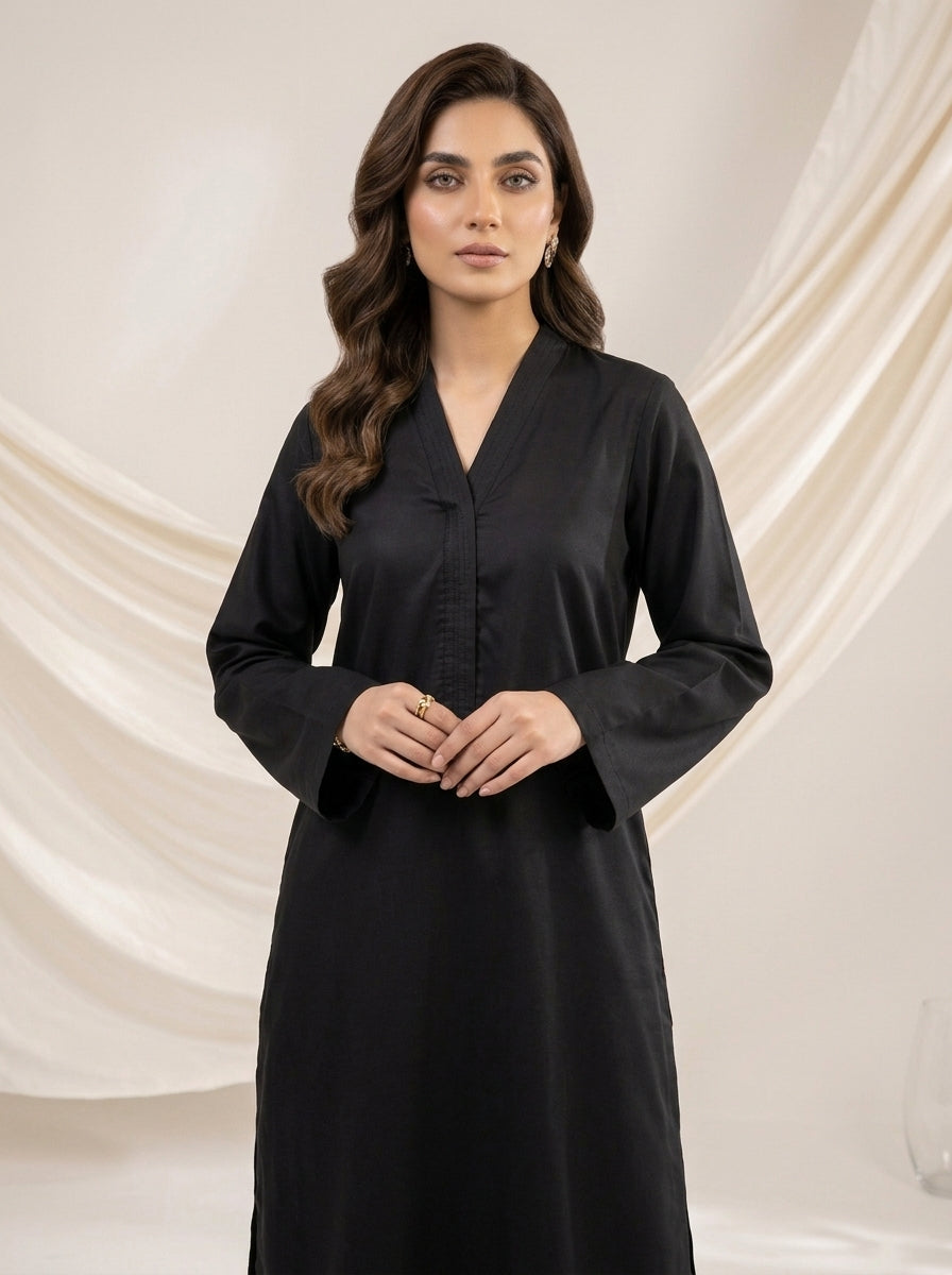 GUL035 Solid Long Kurta Set