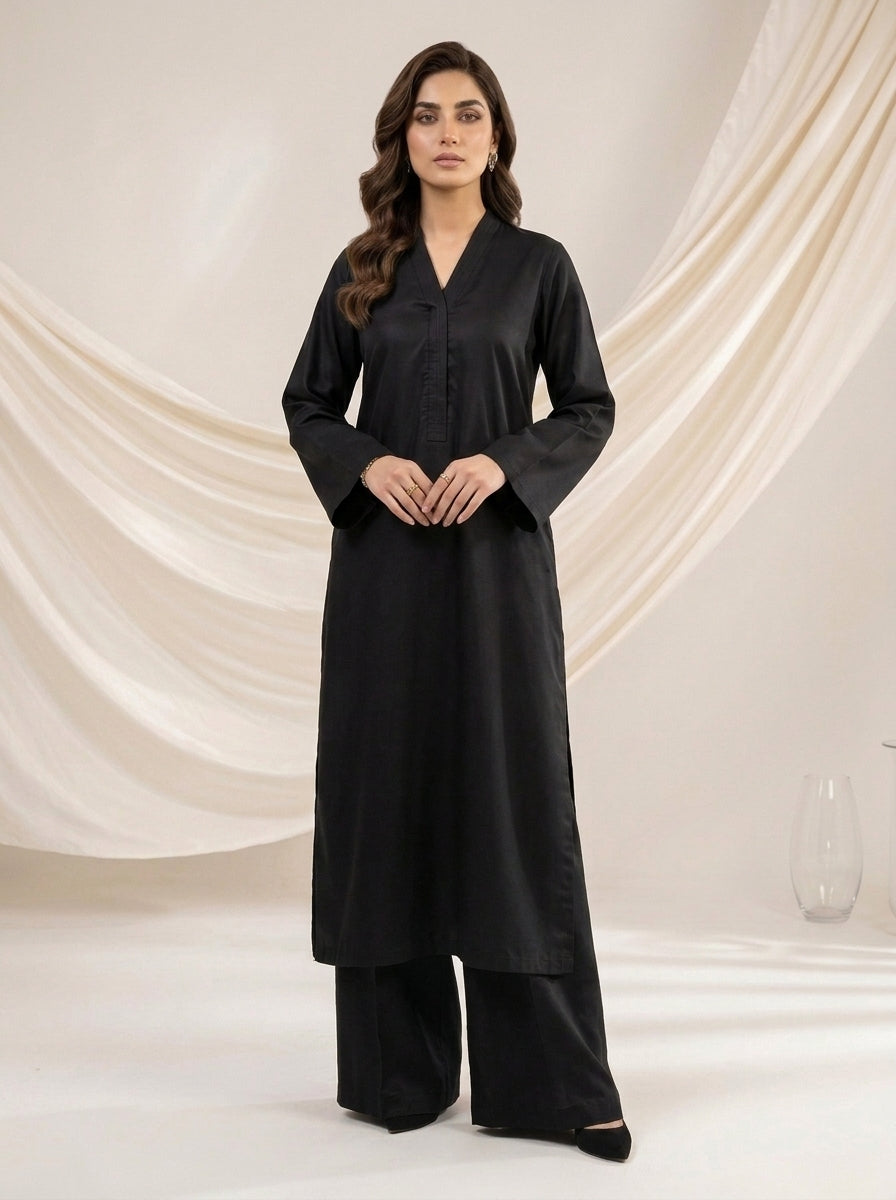 GUL035 Solid Long Kurta Set
