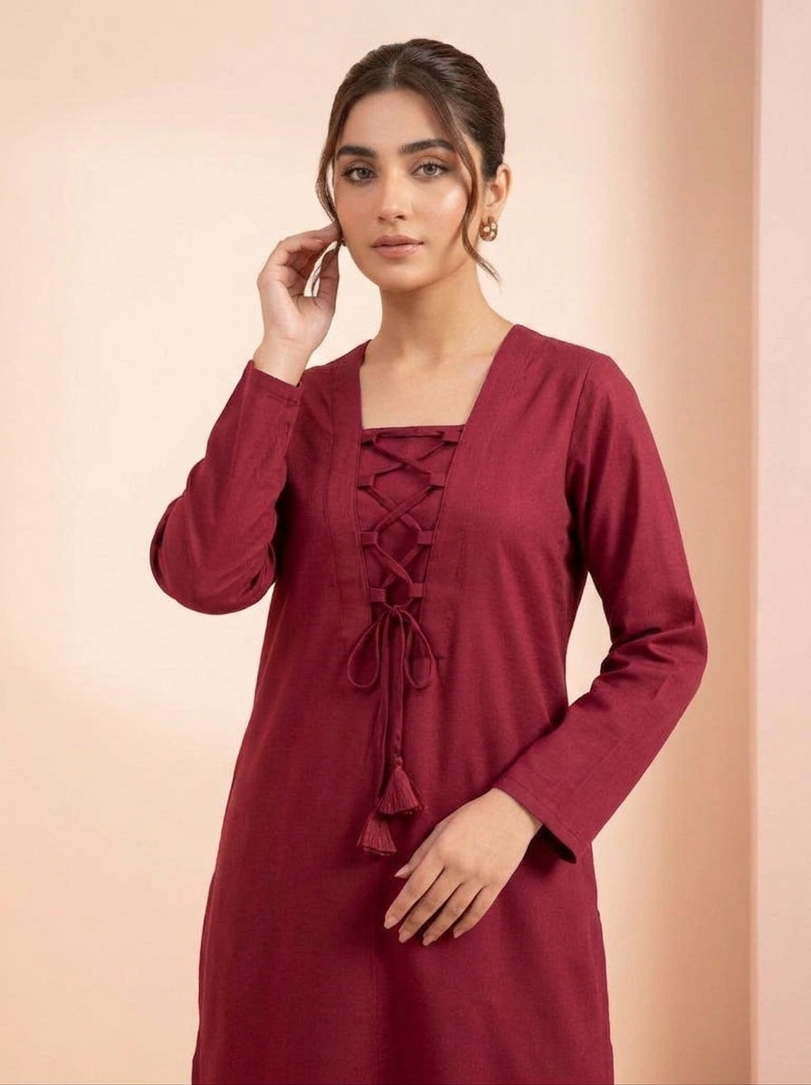 GUL036 Aaira - Deep Maroon