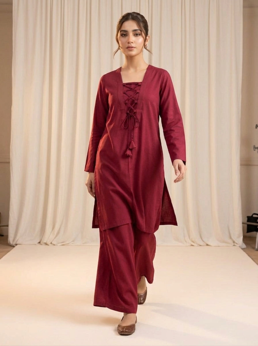 GUL036 Aaira - Deep Maroon
