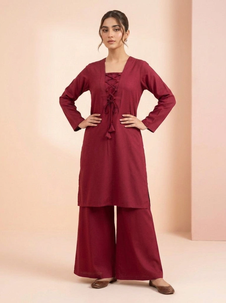 GUL036 Aaira - Deep Maroon
